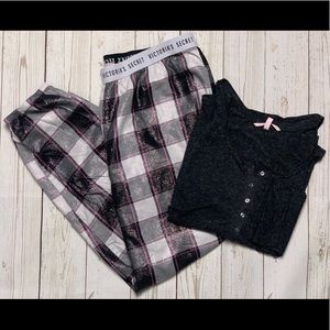Victoria’s Secret 2pc Pajama Set pants long sleeve